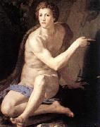Agnolo Bronzino St John the Baptist oil painting on canvas